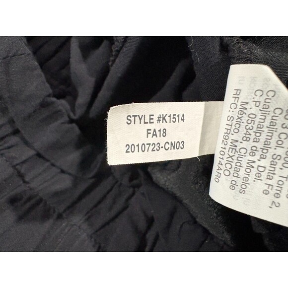 J.Crew Womens Black Viscose Pull On Paper Bag Waist Shorts Pockets Sz S - Picture 9 of 10